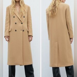 Excellent condition Zara Manteco wool coat